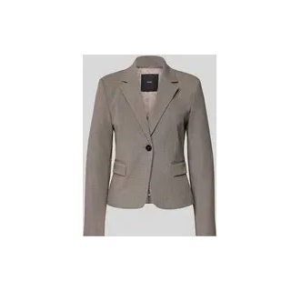 Blazer mit Reverskragen Modell 'HELENA', Mittelbraun, XL