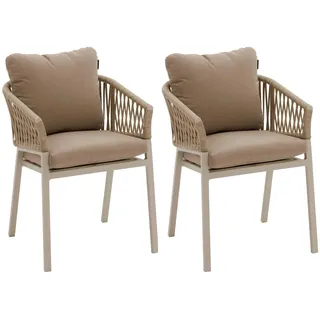 Hesperide Hespéride Gartensessel 2er-Set 0 x 0 x 0 cm beige