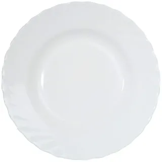Arcoroc "Trianon" Suppenteller in weiß - Ø 225 mm - Opalglas - 6 Stück