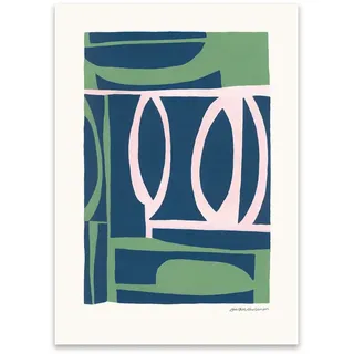 The Poster Club - Green House von Leise Dich Abrahamsen, 30 x 40 cm