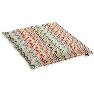 H.O.C.K. Maribel Outdoor Kissen inkl. Füllung Sitzkissen Dekokissen bunt Multi Zick-Zack Boho (45x45x4cm)