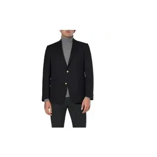DRESSLER Herren Blazer blau Schurwolle Comfort Fit, blau, NOS