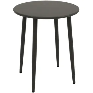 Bistrotisch Balkontisch Gartentisch Esstisch DENVER Metall 60cm rund anthrazit