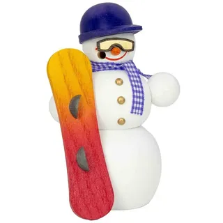 Seiffener Volkskunst Räuchermännchen Schneemänner "Die Freundlichen" verschiedene Motive - tolles Geschenk