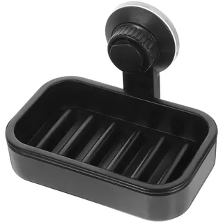 Cabilock Wandseifenhalter Seifenschale Für Duschstange Schwarz Schwamm Ablauf Halter Seifenhalter Dusche Auslaufender Seifensparer Seifenablage Dusche Box Seifen Wäscher Saugnapf Niedergang