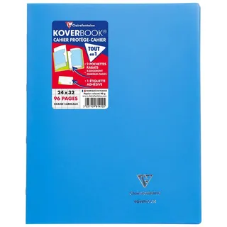 Clairefontaine Notizbuch Clairefontaine 10x kariert Blau
