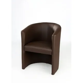 kamil Cocktailsessel Kamil Kunstleder 1 x 1 x 1 cm Braun