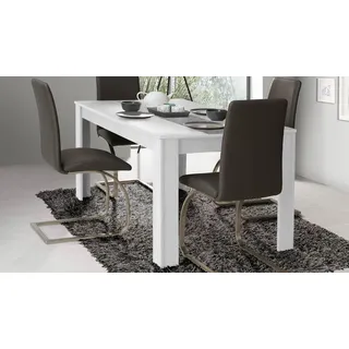 Esstisch Tisch Dining Tables EST40 Küchentisch weiß mit Betonoptik 160x90 cm