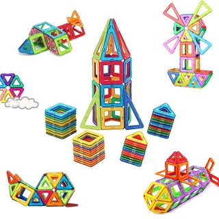 McDou Magnetische Bausteine, Mini Magnetische Bauklötze,Magnetische Konstruktionsbausteine,Tolles Geschenk Magnetspielzeug Lernspielzeug für Baby,Kleinkinder ab 3 Jahre (80PCS)