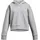 Rival Fleece Crop Mädchen 012 mod gray light heather/white XL 160-170 cm