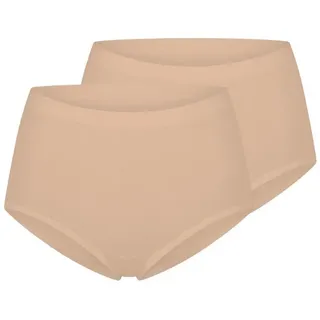 SLOGGI High-Waist-Slip 2 St. Braun  L