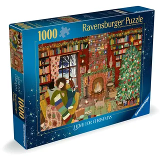 Ravensburger Weihnachtspuzzle 1000 Teile - Besinnliche Weihnachten zu Hause