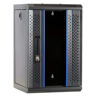 danicom - 9 HE, 10” Serverschrank, mit Glastür, (BxTxH) 312x310x486mm
