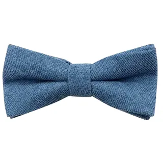 Elastische Fliege für Kinder, Jungen, Baumwollmischung, Pfauenblau, geeignet für formelle Anlässe, Hochzeiten, Partys, Pageboy-Outfits - Length 10cm, width 5cm.