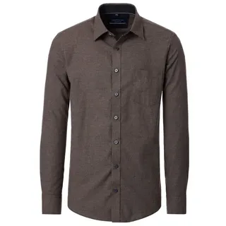 CASAMODA Businesshemd Casa Moda / He.Hemd langarm / Kent Comfort Fit braun XXXL