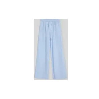 Regular Fit Hose aus reiner Baumwolle, Hellblau, 36