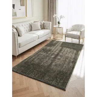 ELLE DECORATION Prisma Kurzflorteppich 80 x 150 cm Grün
