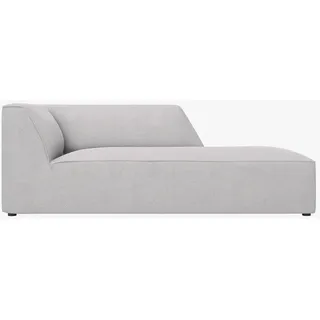 Micadoni Recamiere Ruby, Chaise Longue 1-Sitzer Modul grau
