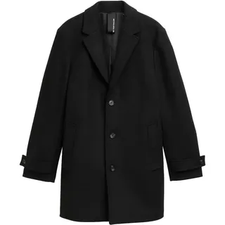 Tom Tailor Wollmantel schwarz S