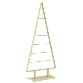 vidaXL Metall Weihnachtsbaum KUOPIO 150 cm Stahl Gold