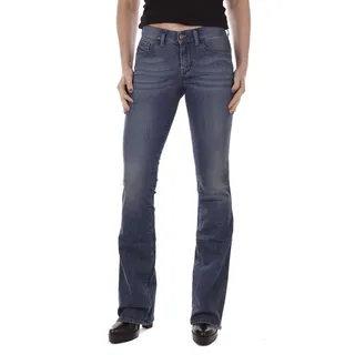 Diesel Lowleeh 0684k Damen Jeans Hose Slim Bootcut (DE/NL/SE/PL, Bundweite & Schrittlänge, 27, 34, Blau) - 27W / 34L