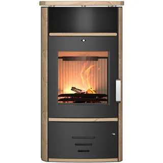 Accente International Kaminofen 'Modena 4.0 STS' schwarz 6,5 kW