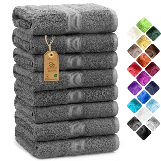 NatureMark Handtuchset 8-tlg. anthrazit