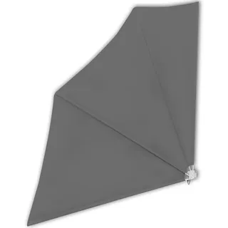 Anself*e Balkonfächer Sichtschutz Windschutz für Balkone140 x 140 cm Grau
