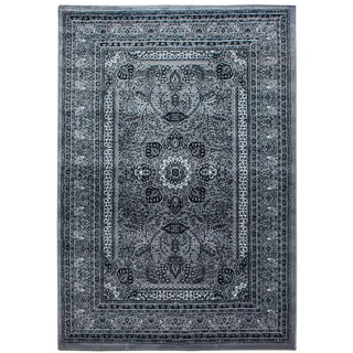 Carpetsale24 Orient Teppich 240x340 cm Grau, Klassisches Wohntextil im Landhausstil, stilvoll für großzügige Räume oder Wohnlandschaften