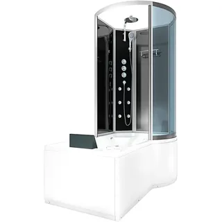 AcquaVapore Whirlpool Dusche K50-L32-WP Duschkabine Wanne 170x100