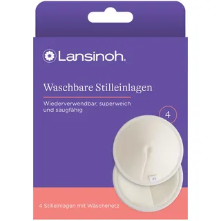 Lansinoh Laboratories Inc. Niederlassung Deutschland Lansinoh Waschbare Stilleinlagen, 4er-Pack