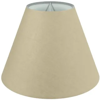Wogati Lampenschirm Wogati Premium Stehlampe Lampenschirm Konisch beige|goldfarben Ø 9.5 cm