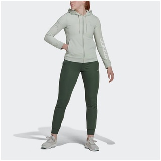 adidas Sportswear Trainingsanzug ESSENTIALS LOGO FRENCH TERRY (2-tlg) grün S