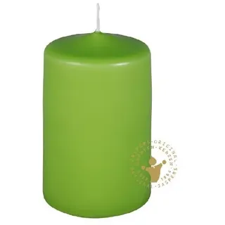 Jaspers Kerzen Stumpenkerzen apfelgrün 150 x 70 mm, 10 Stück