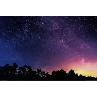 1art1 Sternenhimmel XXL Poster Sternenklarer Nacht-Himmel Plakat | Bild 120x80 cm