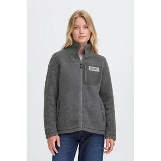 Oxmo Plüschjacke OXAbby Grau S