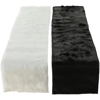 BOLTZE Tischläufer Felly Tischläufer sortiert schwarz/weiss 120cm (1 Stück) bunt