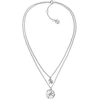 Tommy Hilfiger Jewelry Halskette für Damen aus Edelstahl mit Kristallen - 2780067