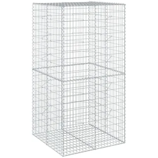 vidaXL Gabione mit Deckel 100 x 100 x 200 cm