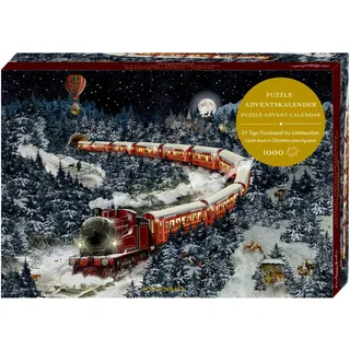 Puzzle-Adventskalender – Weihnachtsexpress