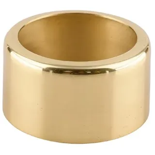 Wiedemann Kerzen Kerzenring 7 cm in Gold für den Tropfschutz & Brennregler