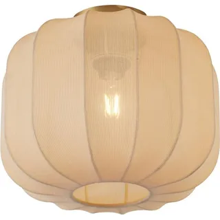 QAZQA Pluni 1 kugelförmig Messing/beige