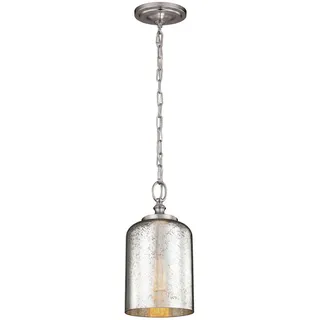 Elstead Lighting Hängeleuchte Hounslow, Edelstahl, Metall, 48.3 cm, RoHS, Lampen & Leuchten, Innenbeleuchtung, Leuchten nach Räumen, Esstischlampen