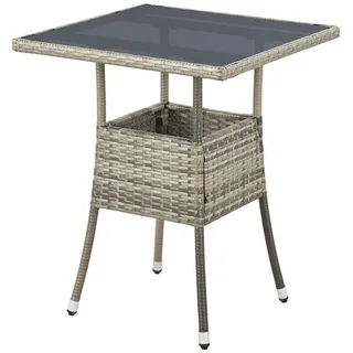 Juskys Gartentisch Yoro - Grau