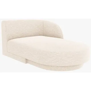 Micadoni Recamiere Miley, Chaise Longue 2-Sitzer Modul beige