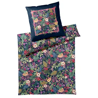 ELEGANTE Rise Dunkelblau 135 x 200 cm + 80 x 80 cm