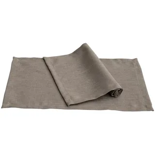 PICHLER Platzset Tischset 6er Set Panama Rechteck 033/048 taupe, (Spar-Set, 6-St., 6 Platzdecken), Platzset Tischset Esszimmer Küche braun