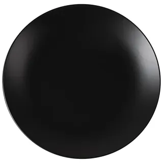 HIT Trading Speiseteller BRUNCH 27 cm schwarz 1er Set