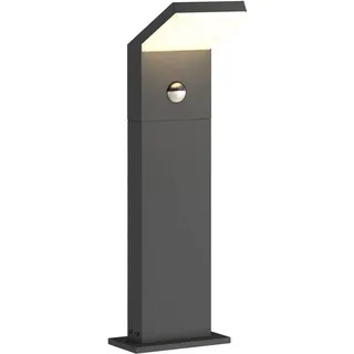 ARCCHIO Wegeleuchte Aluminium 20,6 cm x 16 cm x 60 cm mit Bewegungsmelder schwarz