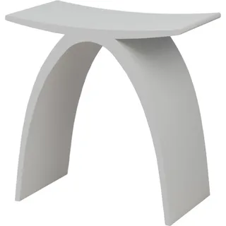 Bernstein Badhocker PB4001 Duschhocker Mineralguss weiß matt 43 x 43 x 23,5 cm